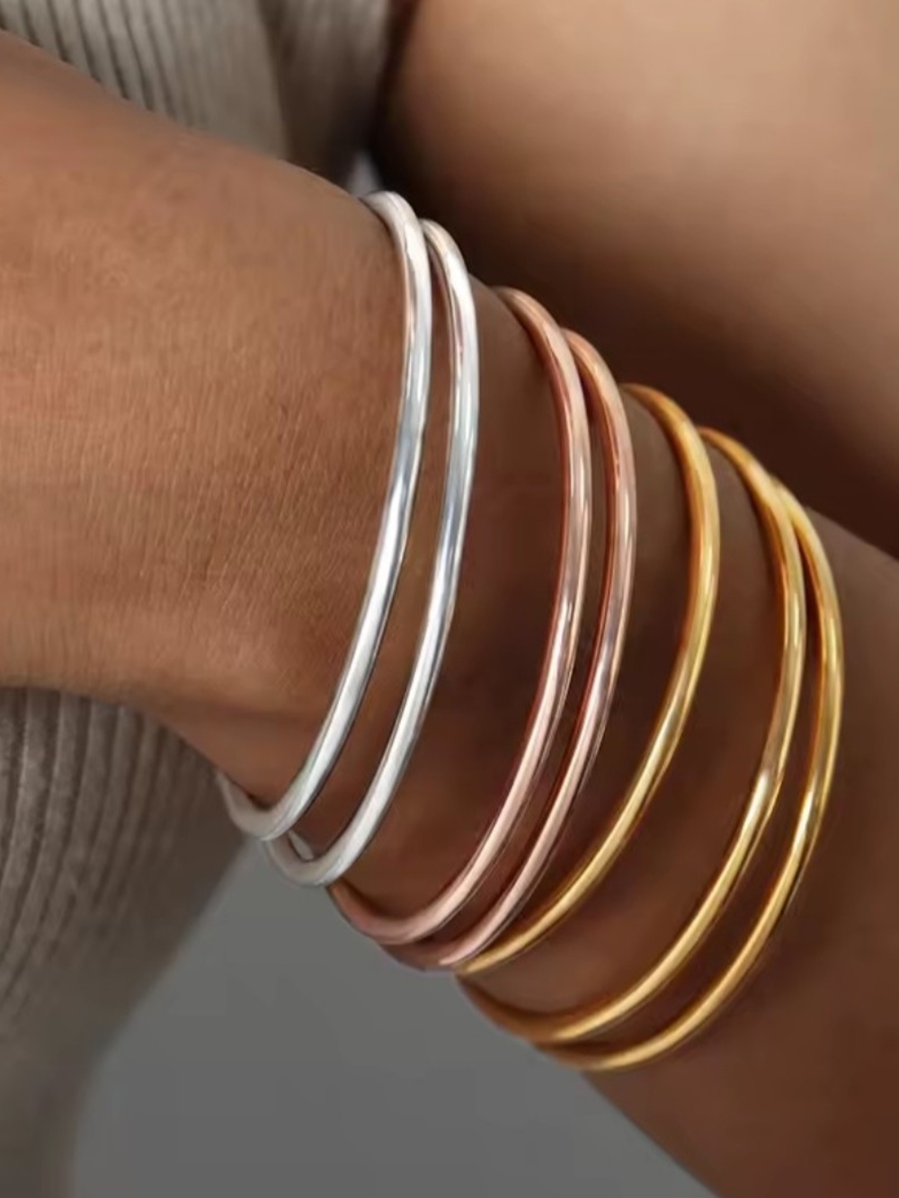 Classic Mixed Bangle Set
